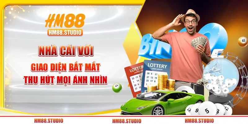 Nhà cái với gia diện bắt mắt thu hút mọi ánh nhìn