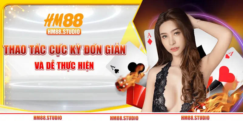 Thao tác cực kỳ đơn giản và dễ thực hiện